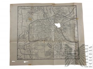 II RP, Lwów - Plan Miasta Warszawy i Spis Ulic, Własność Informatora Polskiego we Lwowie