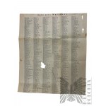 II RP, Lviv - Plan of the City of Warsaw and Directory of Streets, Property of the Polish Informator in Lviv