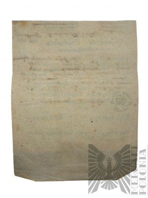 Kingdom of Poland, 1868. - Official Copy of Birth Certificate, Kaliska Governorate, Chojne Parish