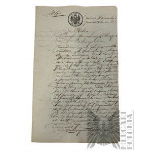 Gubernia Warszawska, 19/31 Grudnia 1856 r. - Akt Małżeństwa, Synagoga Nadarzyn (ul. Mszczonowska i Błońska); Podpis Rabina Parafii Starozakonnej Okręgu Miasta Nadarzyn Aaron Zakon i Burmistrz Miasta Nadarzyn
