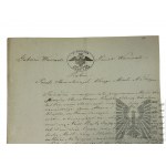 Gubernia Warszawska, 18/30 Grudnia 1857 r. - Akt Małżeństwa, Synagoga Nadarzyn (ul. Mszczonowska i Błońska); Podpis Rabina Parafii Starozakonnej Okręgu Miasta Nadarzyn (Aaron Zakon?) i Burmistrz Miasta Nadarzyn (Kowalski?)