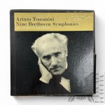 USA - Box of Seven Vinyl Discs of Arturo Toscani and the NBC Symphony Orchestra, Nine Beethoven Symphonies, RCA Victor Red Seal LM-6901.