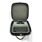 2nd Half of 20th Century. - Continental Portable Typewriter with QWERTZ Keyboard, Original Case