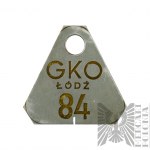 PRL - Three Locker Room Numbers of Military Clubs - Lodz.