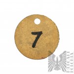 PRL - Trzy Numerki Szatniowe Klubów Wojskowych - Łódz