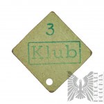 PRL - Trzy Numerki Szatniowe Klubów Wojskowych - Łódz
