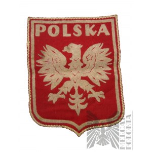 PRL - Naszywka z Orłem Białym