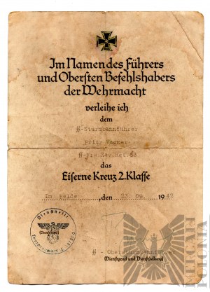 Third Reich - Awarding of the Iron Cross 2nd Class to an SS-Man - Copy (?).