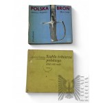 PRL - Set of Two Books: "Polska Broń - Broń Biała" (1974) and "Szabla Żołnierza Polskiego XIX i XX Wiek" (1988), published by Ossolineum