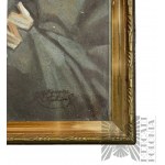 Based on Wojciech Kossak (1856-1842) - Portrait of Marshal Józef Piłsudski, Print on Paper