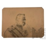 Zdzislaw Czermanski (1896-1970) - Graphic of Józef Piłsudski (Fragment), from : "Józef Piłsudski in 13 charts", 1935.