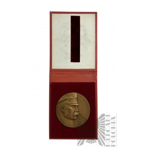 PRL, 1988 r. - Medal Mennica Warszawska Józef Piłsudski, 70 Rocznica Odzyskania Niepodległości, Tombak