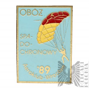 PRL - Parachute Camp badge Aeroclub Wroclaw 1989