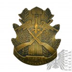 II RP - Badge of the Volunteer Battalion of Sanok Riflemen, COPY