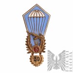 GDR - Badge of the Parachute Troops 50 Jumps Completed Rarity.