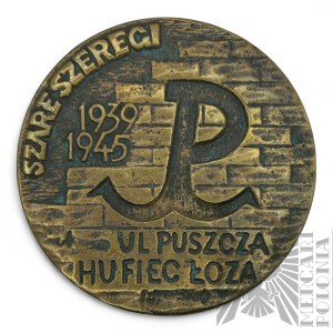 République populaire de Pologne ( ?) - Médaille Szare Szeregi, écoles de combat et groupes d'assaut Zawisza, Łoza UL Puszcza