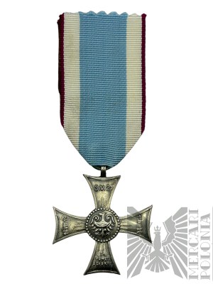 II RP - Cross on the Silesian Ribbon of Valor and Merit - Copy.