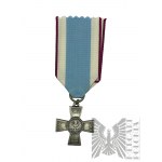 II RP - Cross on the Silesian Ribbon of Valor and Merit KOPIA