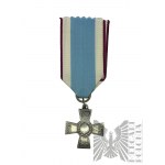 II RP - Cross on the Silesian Ribbon of Valor and Merit KOPIA