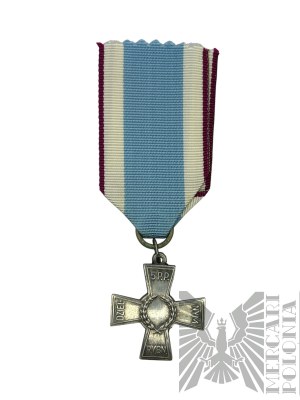 II RP - Cross on the Silesian Ribbon of Valor and Merit KOPIA