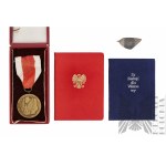 PRL - Medal for Meritorious Service to National Defense and Badge of Honor for Meritorious Service to Warsaw.