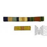 PSZnZ - Set of Star Barebones for the 1939-1945 War: Star of Germany and France, Defense Medal, French War Cross.