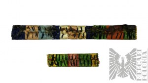 PSZnZ - Set of Star Barebones for the 1939-1945 War: Star of Germany and France, Defense Medal, French War Cross.