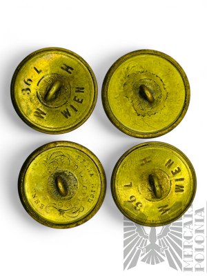 Austria-Hungary - Government Official's Buttons, COPY