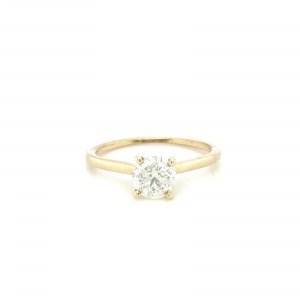 14K YELLOW GOLD RING 2.02 GR WITH DIAMONDS - RNG41001