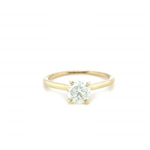 14K YELLOW GOLD RING 2.02 GR WITH DIAMONDS - RNG41001
