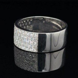 7.210 GR WHITE GOLD RING WITH DIAMONDS - DJ31203