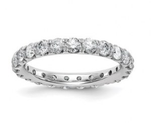 GOLD RING WITH LAB GROWN DIAMONDS - 444 LG