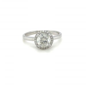 2.54 GR WHITE GOLD RING WITH DIAMONDS - RNG40902