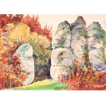 Wiktor ZIN (1925-2007), Ojców - Brama Krakowska (1982)
