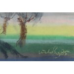 Wiktor ZIN (1925-2007), Pejzaż z aleją (1985)
