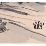 Wiktor ZIN (1925-2007), Przeprawa przez rzekę (1944)