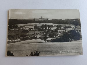 POCZTÓWKA CHODZIEŻ SANATORJUM, ZNACZEK, STEMPEL 1934 R