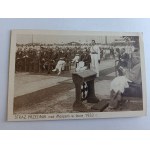 POSTCARD GDYNIA FIELD MASS, WILSON PIER, FRONT GUARD 1933