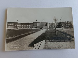 POSTCARD GŁOGOW GLOGAU NEW STATION
