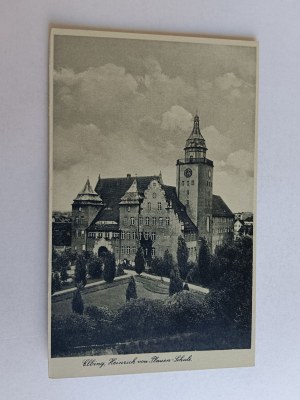 POSTCARD ELBLĄG ELBING SCHOOL