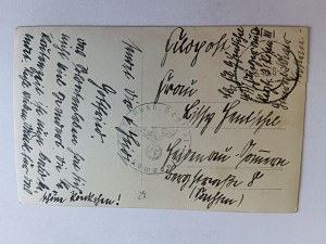 POSTCARD POZNAŃ POSEN THEATER CASTLE, EASTER EGGS, BASE 1940