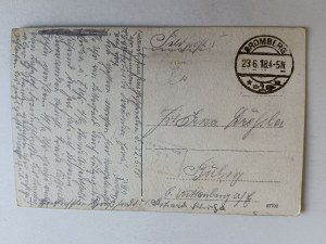 POHLEDNICE ALT BROMBERG, ZNÁMKA 1918