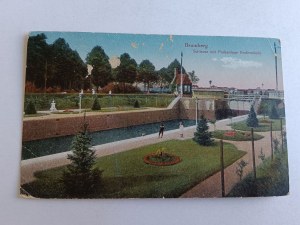 POSTCARD BYDGOSZCZ BROMBERG PARK, STAMP 1916