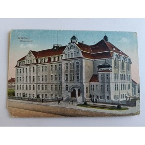POCZTÓWKA BYDGOSZCZ BROMBERG, SZKOŁA, 1917 R