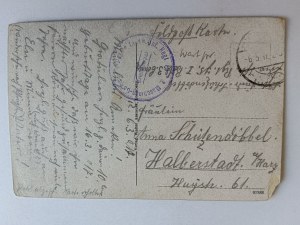 POSTCARD BYDGOSZCZ BROMBERG, SCHOOL, 1917