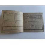 TICKET BOOKLET FOR PENSIONER WITH FAMILY, POLISH STATE RAILROADS PKP 1963