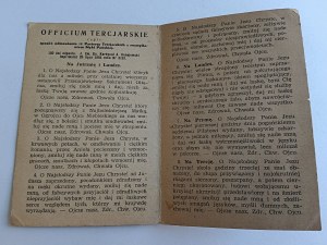 PAMIĄTKA Z KONGRESU TERCJARSKIEGO CZĘSTOCHOWA 1939 R, CHEŁM LUBELSKI