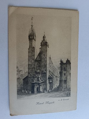 POHLEDNICE KRAKOW MARIACKI KOSTEL, FOT GUMOWSKI