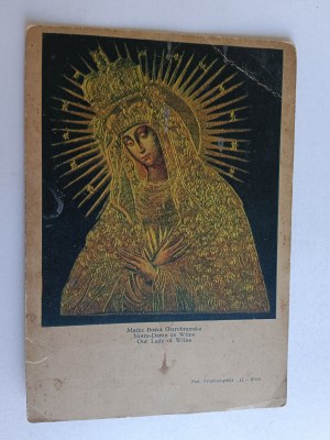 POSTCARD WILNO MOTHER OF GOD OSTROBRAMSKA 1937