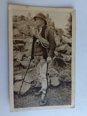 POSTCARD TATRA GUIDE, HIGHLANDER, ZAKOPANE